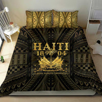 Haiti 1804 Bedding Set Polynesian Gold Neg Maron