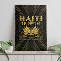 Haiti 1804 Canvas Wall Art Polynesian Gold Neg Maron LT05 - Polynesian Pride