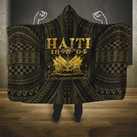 Haiti 1804 Hooded Blanket Polynesian Gold Neg Maron LT05 - Polynesian Pride