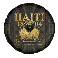 Haiti 1804 Spare Tire Cover Polynesian Gold Neg Maron LT05 - Polynesian Pride