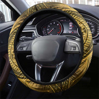 Haiti 1804 Steering Wheel Cover Polynesian Gold Neg Maron LT05 - Polynesian Pride