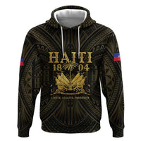 Haiti 1804 Zip Hoodie Polynesian Gold Neg Maron