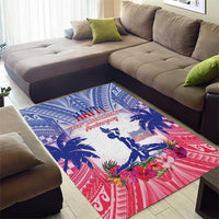 Haiti Independence Day Area Rug Neg Maron Polynesian Style LT05 - Polynesian Pride