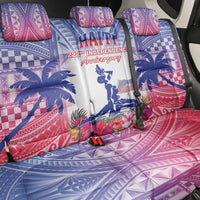 Haiti Independence Day Back Car Seat Cover Neg Maron Polynesian Style LT05 - Polynesian Pride
