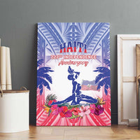 Haiti Independence Day Canvas Wall Art Neg Maron Polynesian Style LT05 - Polynesian Pride