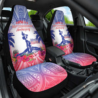 Haiti Independence Day Car Seat Cover Neg Maron Polynesian Style LT05 One Size Blue - Polynesian Pride