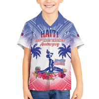 Personalised Haiti Independence Day Hawaiian Shirt Neg Maron Polynesian Style LT05 - Polynesian Pride