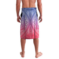 Personalised Haiti Independence Day Lavalava Neg Maron Polynesian Style LT05 - Polynesian Pride