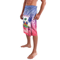 Personalised Haiti Independence Day Lavalava Neg Maron Polynesian Style LT05 - Polynesian Pride
