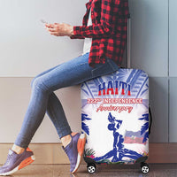Haiti Independence Day Luggage Cover Neg Maron Polynesian Style LT05 - Polynesian Pride