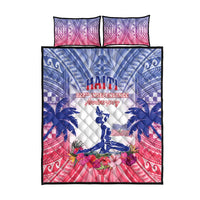 Haiti Independence Day Quilt Bed Set Neg Maron Polynesian Style LT05 - Polynesian Pride