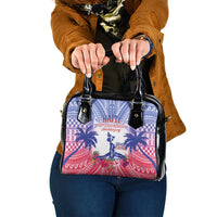Haiti Independence Day Shoulder Handbag Neg Maron Polynesian Style LT05 One Size Blue - Polynesian Pride