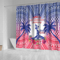 Haiti Independence Day Shower Curtain Neg Maron Polynesian Style LT05 - Polynesian Pride