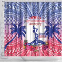 Haiti Independence Day Shower Curtain Neg Maron Polynesian Style LT05 - Polynesian Pride