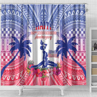 Haiti Independence Day Shower Curtain Neg Maron Polynesian Style LT05 - Polynesian Pride