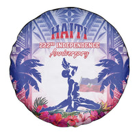 Haiti Independence Day Spare Tire Cover Neg Maron Polynesian Style LT05 No hole Blue - Polynesian Pride