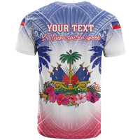 Personalised Haiti Independence Day T Shirt Neg Maron Polynesian Style LT05 - Polynesian Pride