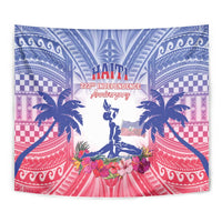 Haiti Independence Day Tapestry Neg Maron Polynesian Style LT05 - Polynesian Pride