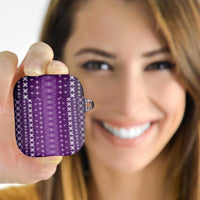 Purple Samoa Malu Tattoo Inspired AirPods Case LT05 - Polynesian Pride