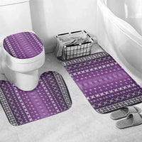 Purple Samoa Malu Tattoo Inspired Bathroom Set - Polynesian Pride