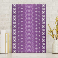 Purple Samoa Malu Tattoo Inspired Canvas Wall Art LT05 Without Frame Purple - Polynesian Pride