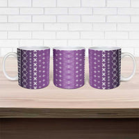 Purple Samoa Malu Tattoo Inspired Ceramic Mug LT05 - Polynesian Pride