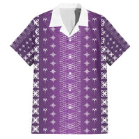 Purple Samoa Malu Tattoo Inspired Family Matching Puletasi and Hawaiian Shirt - Polynesian Pride