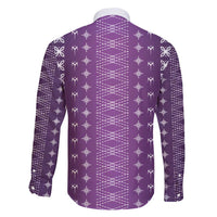 Purple Samoa Malu Tattoo Inspired Family Matching Puletasi and Hawaiian Shirt - Polynesian Pride