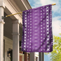 Purple Samoa Malu Tattoo Inspired Garden Flag - Polynesian Pride