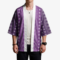 Purple Samoa Malu Tattoo Inspired Kimono LT05 - Polynesian Pride