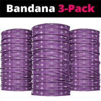 Purple Samoa Malu Tattoo Inspired Neck Gaiter LT05 package One Size: 25*50cm Purple - Polynesian Pride