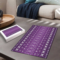 Purple Samoa Malu Tattoo Inspired Puzzle LT05 - Polynesian Pride