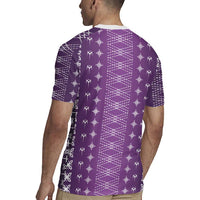 Purple Samoa Malu Tattoo Inspired Rugby Jersey LT05 - Polynesian Pride