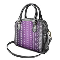 Purple Samoa Malu Tattoo Inspired Shoulder Handbag LT05 - Polynesian Pride