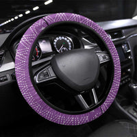 Purple Samoa Malu Tattoo Inspired Steering Wheel Cover - Polynesian Pride