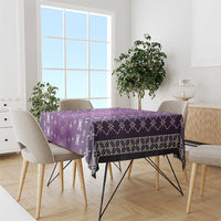 Purple Samoa Malu Tattoo Inspired Tablecloth LT05 - Polynesian Pride