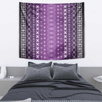 Purple Samoa Malu Tattoo Inspired Tapestry - Polynesian Pride
