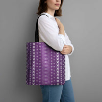Purple Samoa Malu Tattoo Inspired Tote Bag - Polynesian Pride
