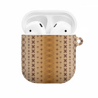 Beige Samoa Malu Tattoo Inspired AirPods Case LT05 Beige - Polynesian Pride