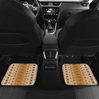 Beige Samoa Malu Tattoo Inspired Car Mats LT05 Set 2pcs - Back Beige - Polynesian Pride