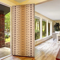 Beige Samoa Malu Tattoo Inspired Door Cover LT05 - Polynesian Pride