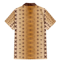 Beige Samoa Malu Tattoo Inspired Family Matching Mermaid Dress and Hawaiian Shirt - Polynesian Pride