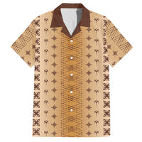 Beige Samoa Malu Tattoo Inspired Hawaiian Shirt LT05 Beige - Polynesian Pride