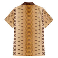 Beige Samoa Malu Tattoo Inspired Hawaiian Shirt LT05 - Polynesian Pride