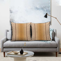 Beige Samoa Malu Tattoo Inspired Pillow Cover - Polynesian Pride