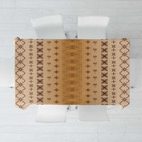 Beige Samoa Malu Tattoo Inspired Tablecloth LT05 Beige - Polynesian Pride