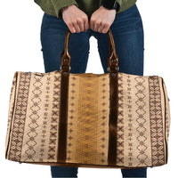 Beige Samoa Malu Tattoo Inspired Travel Bag - Polynesian Pride