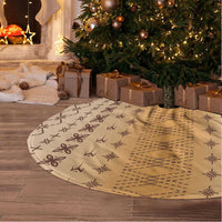Beige Samoa Malu Tattoo Inspired Tree Skirt LT05 - Polynesian Pride