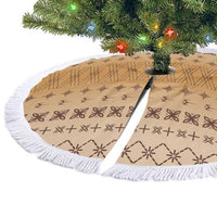 Beige Samoa Malu Tattoo Inspired Tree Skirt LT05 - Polynesian Pride