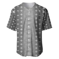 Black Samoa Malu Tattoo Inspired Baseball Jersey - Polynesian Pride
